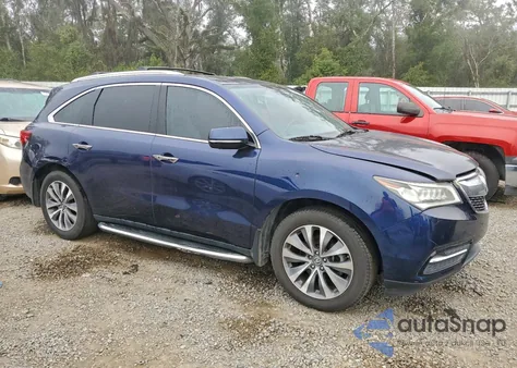 2014 Acura Mdx Technology z USA, uszkodzony, nr VIN 5FRYD3H40EB004380
